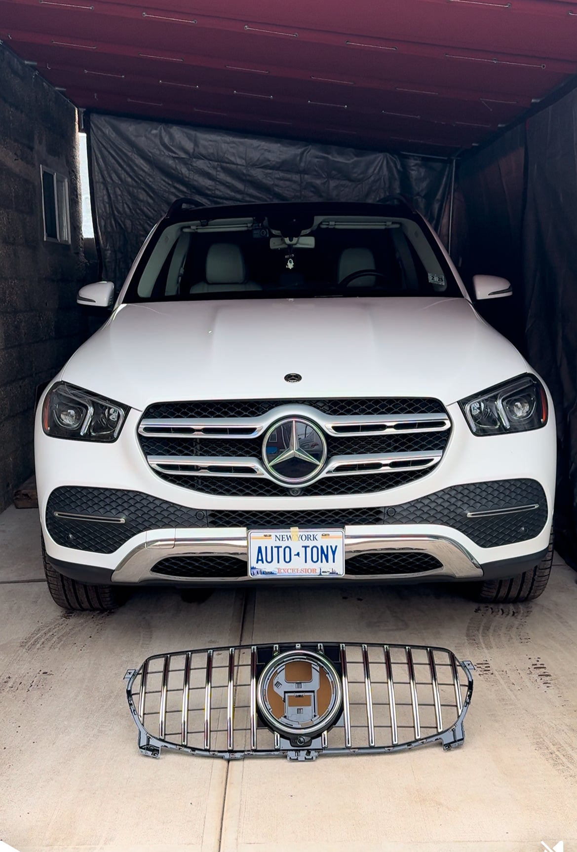 GLE 2020-2023 New AMG Front Grille Silver