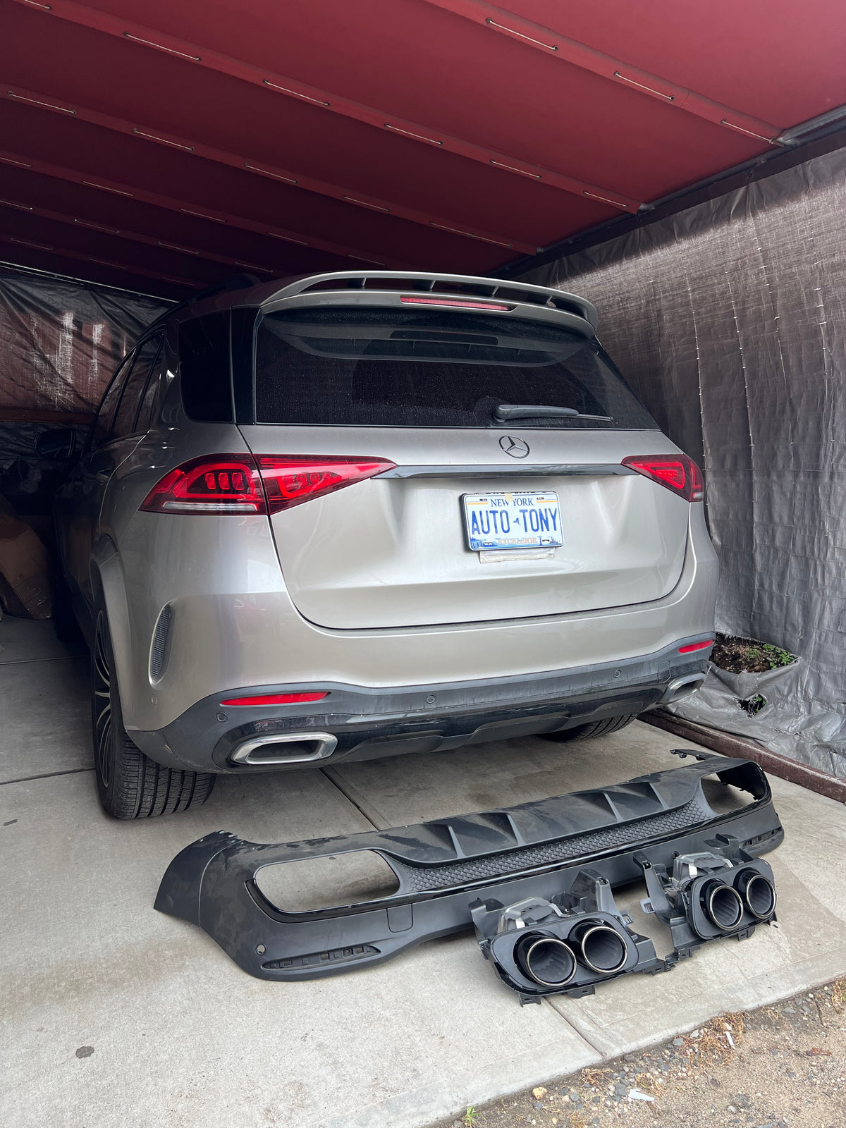 Rear Diffuser Mercedes GLE-53 AMG 2020-2026