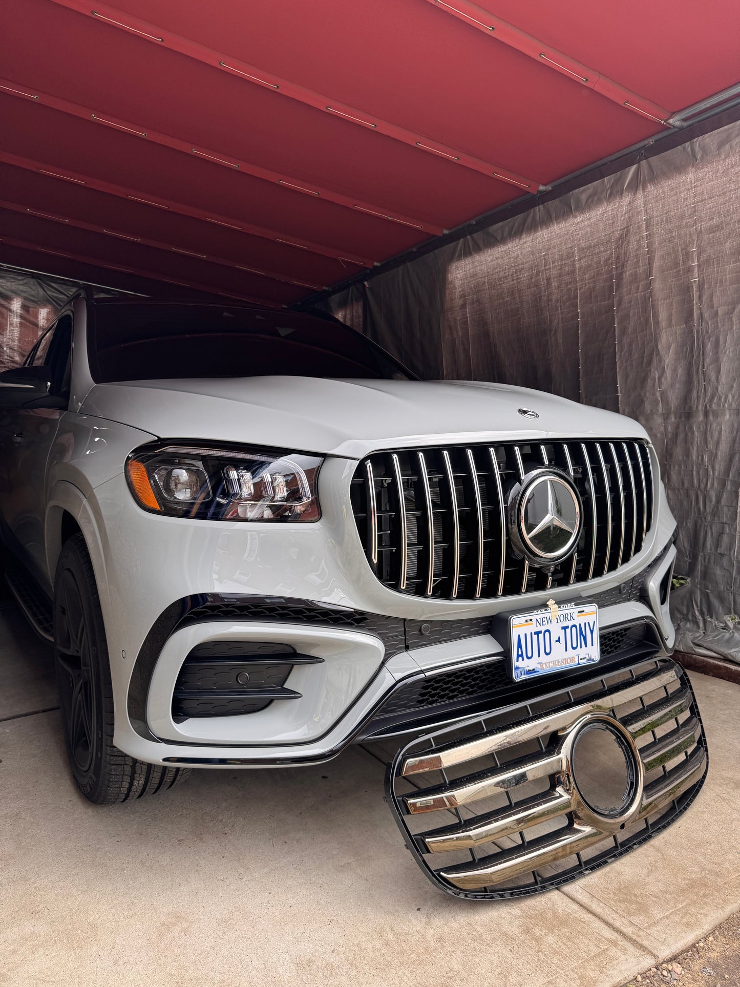 GLS 2024-2025 New Front Grille Silver
