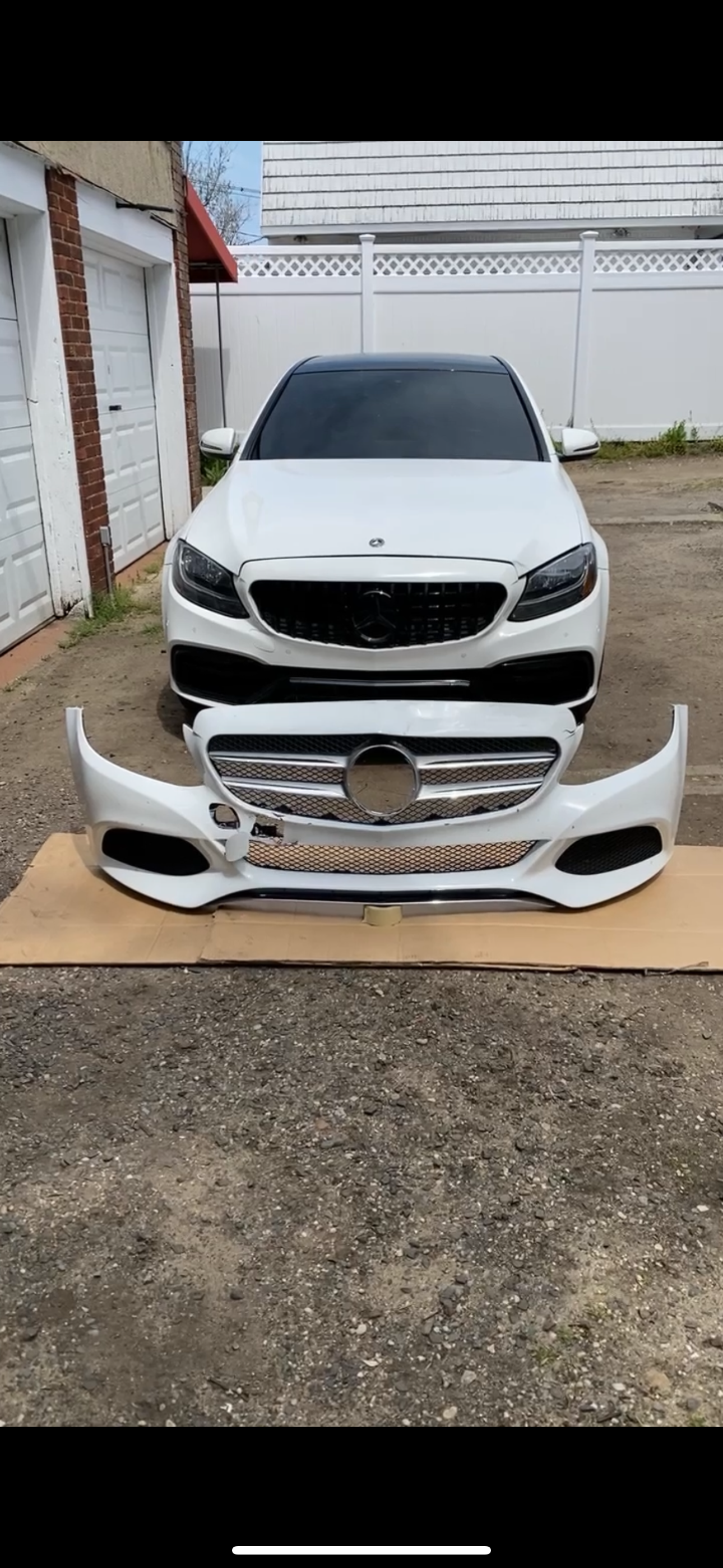 New Front Bumper C63 AMG 2015-2021