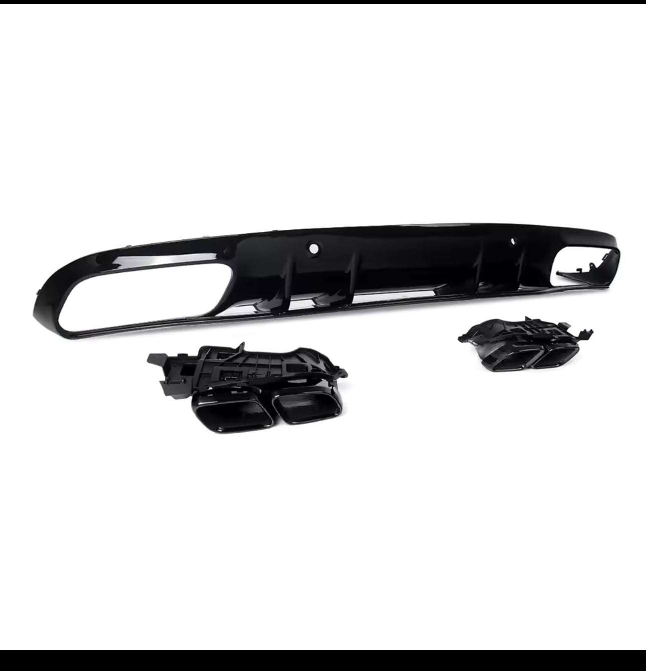 Rear Diffuser C63 AMG for C-class 2 Door 2015-2020