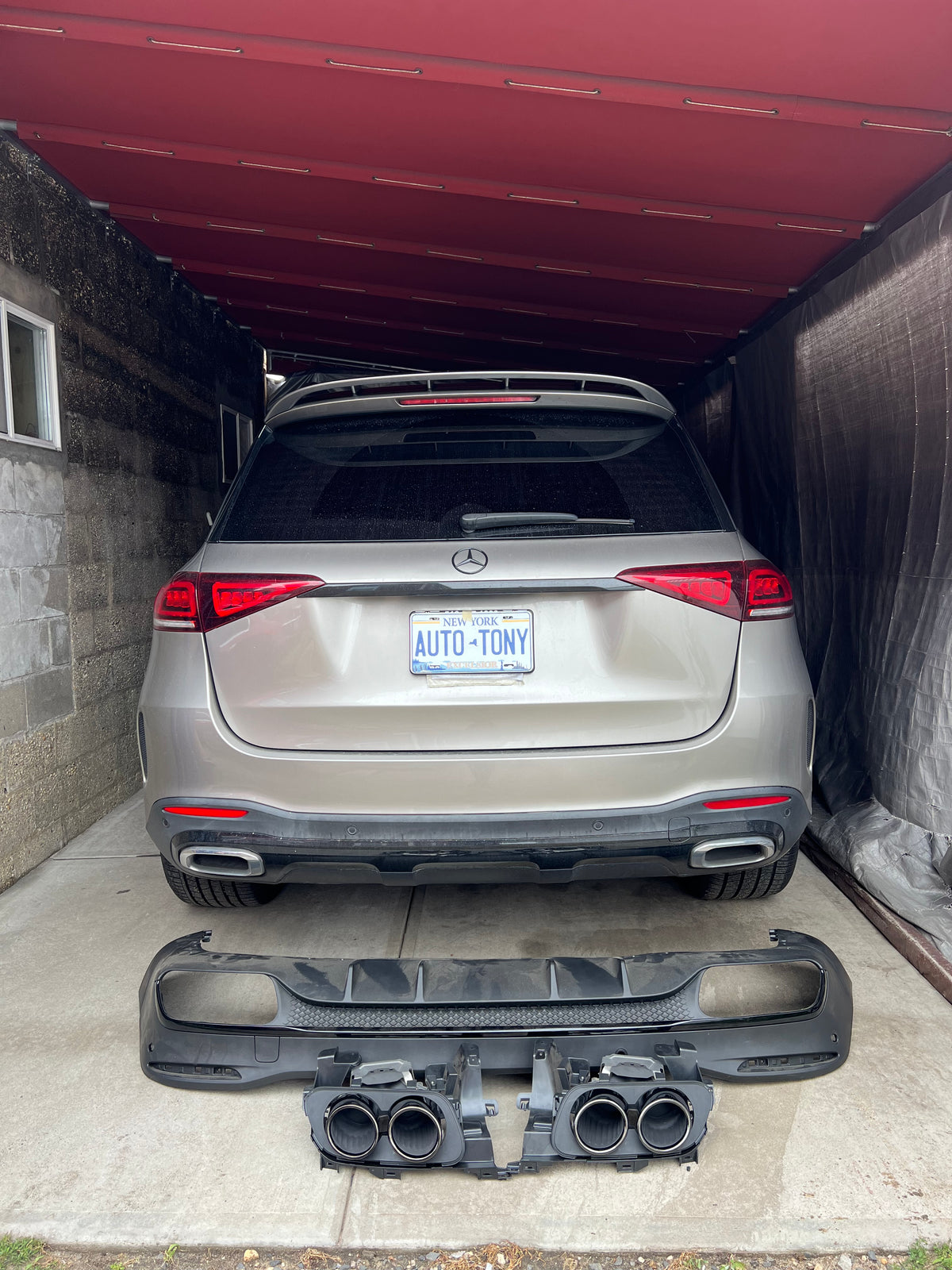 Rear Diffuser Mercedes GLE-53 AMG 2020-2026