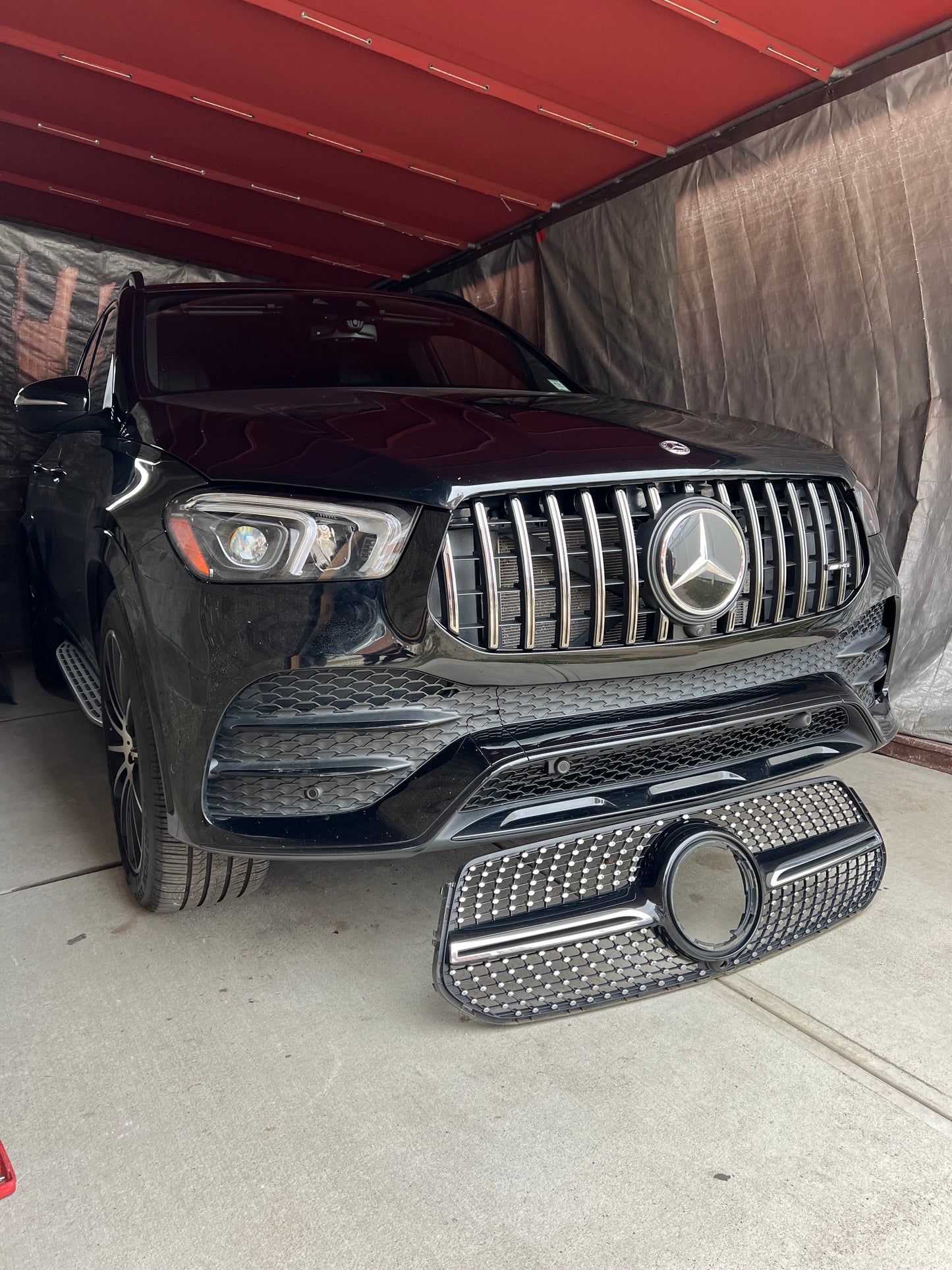 New Silver AMG Grille | Fit For GLE W167 Models | 2020-2023