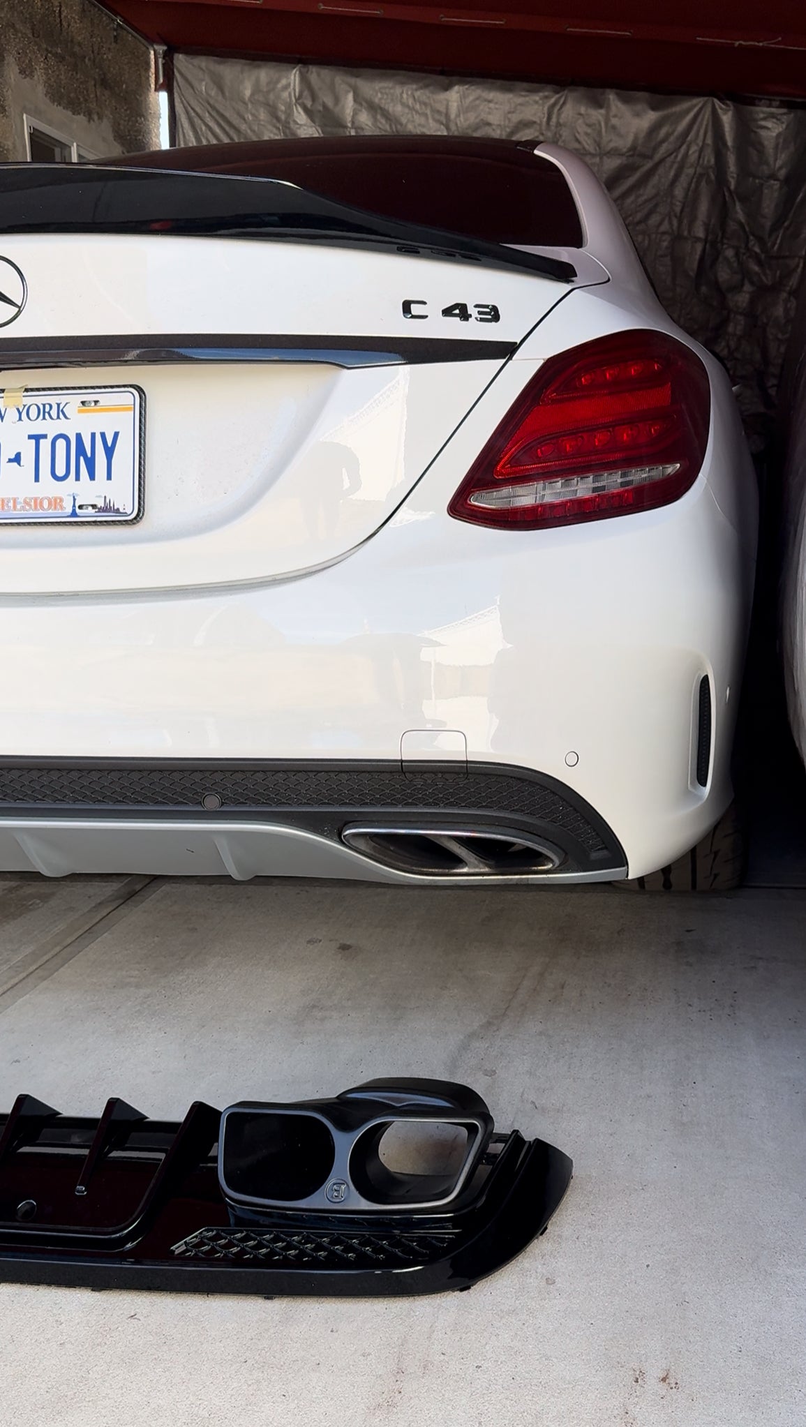 New Brabus Rear Diffuser C63| 2015-2020 C-class W205
