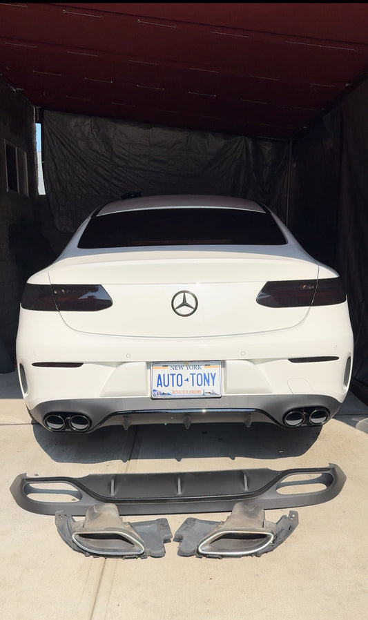 New Diffuser Mercedes E53 Glossy E-class 2017-2023 Coupe & Convertible