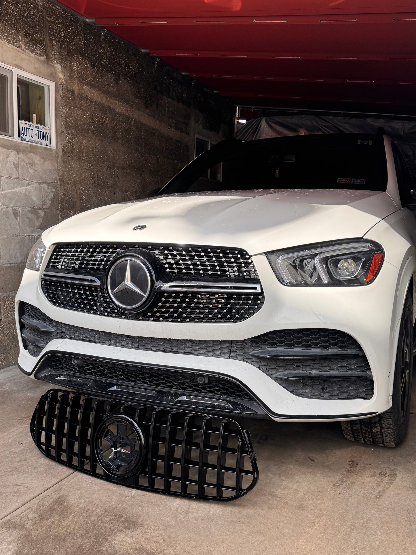 New AMG Front Grille Black  GLE 2020-2024 SUV