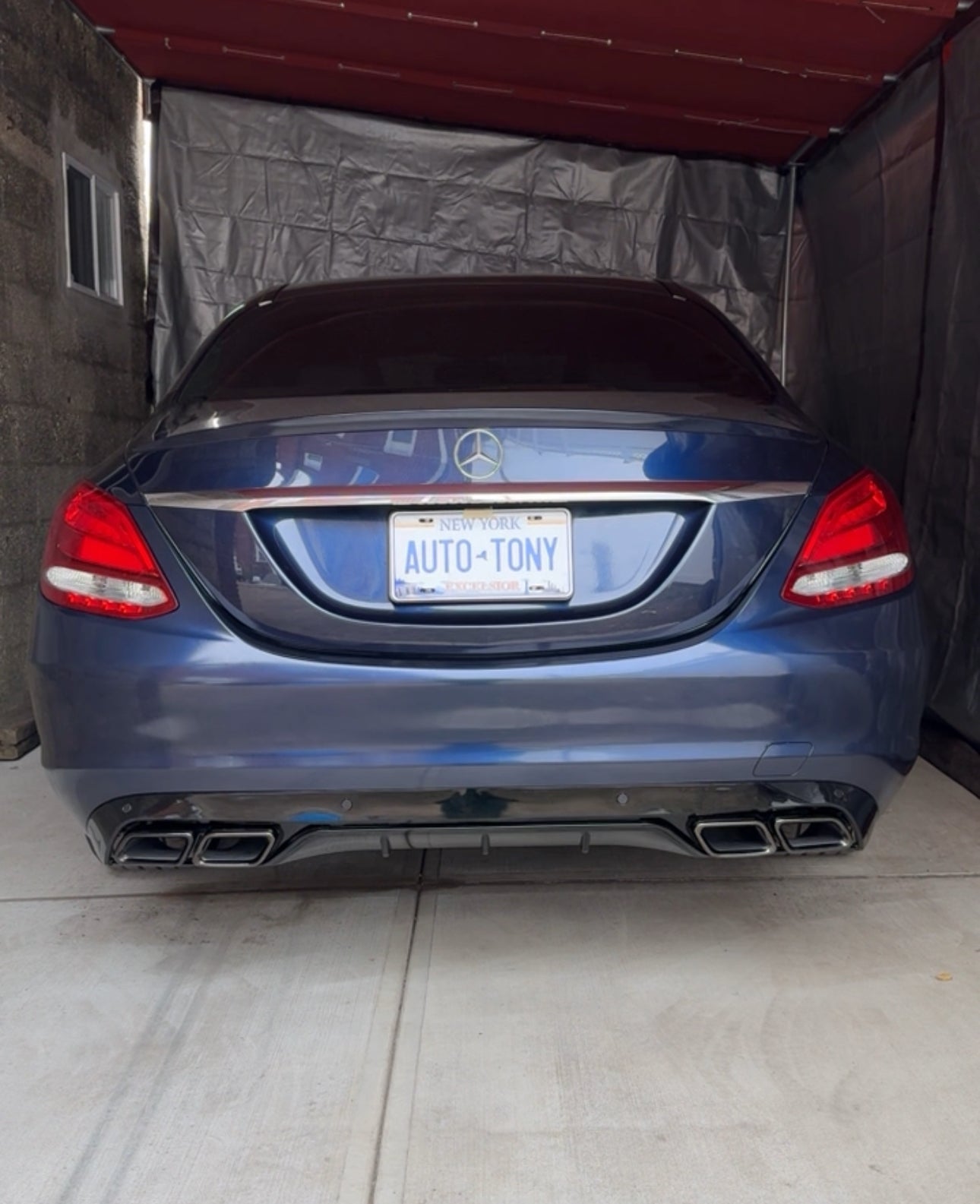 New Diffuser C63 2015-2020 All Black Standard Body