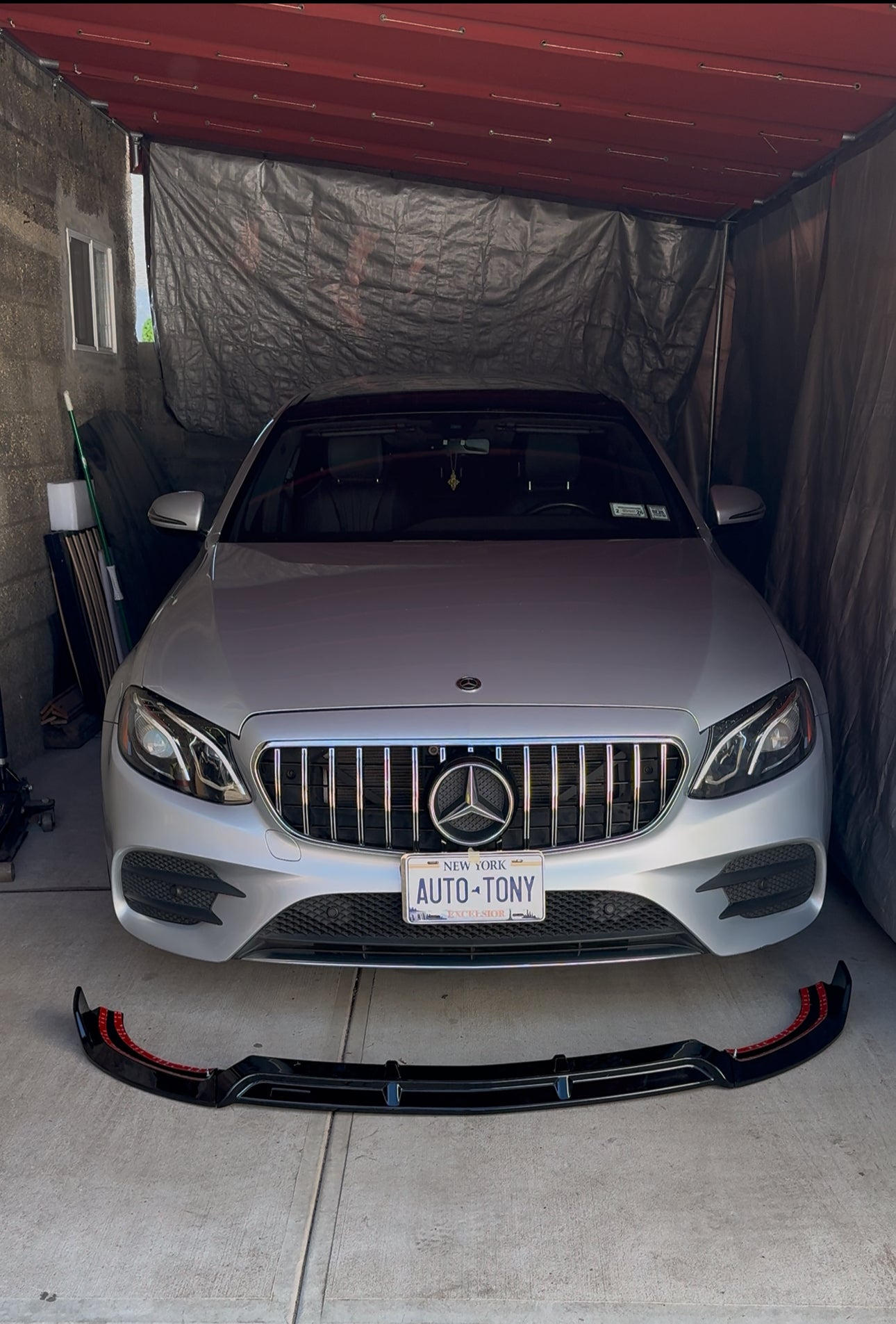 New Front Lip | E-Class W213 2016-2020 | Perfect Fit For E300, E350, E400, E43 AMG, E450, & E53 AMG Models