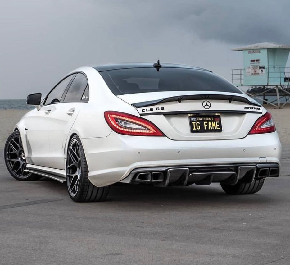 New Rear Diffuser Real Carbon Fiber for CLS 2011-2018