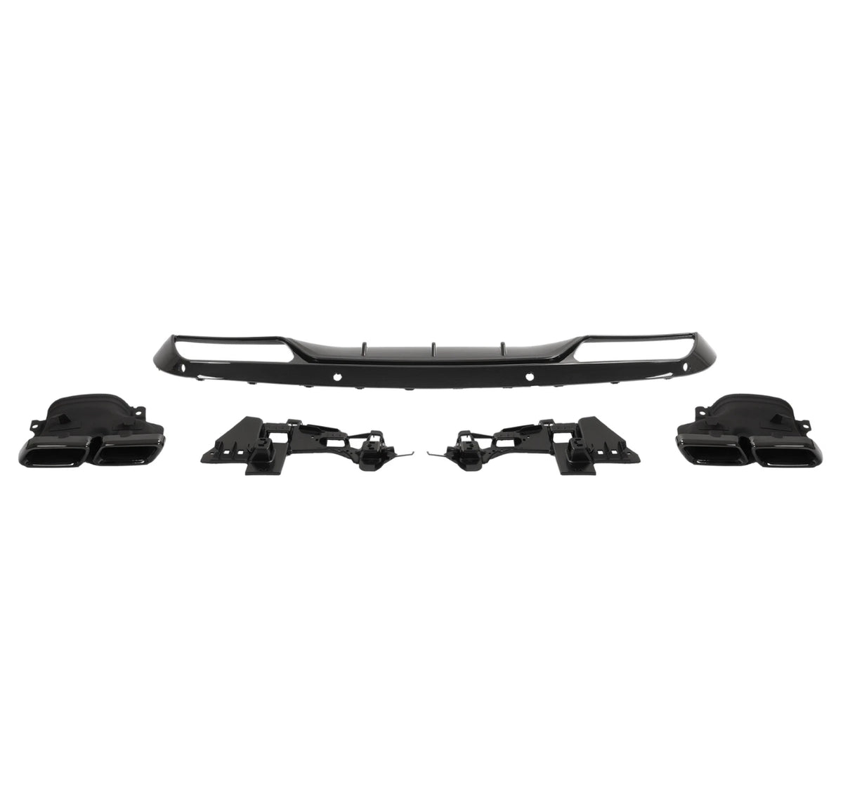 C63 2015-2020 New Diffuser All-Black for Base model