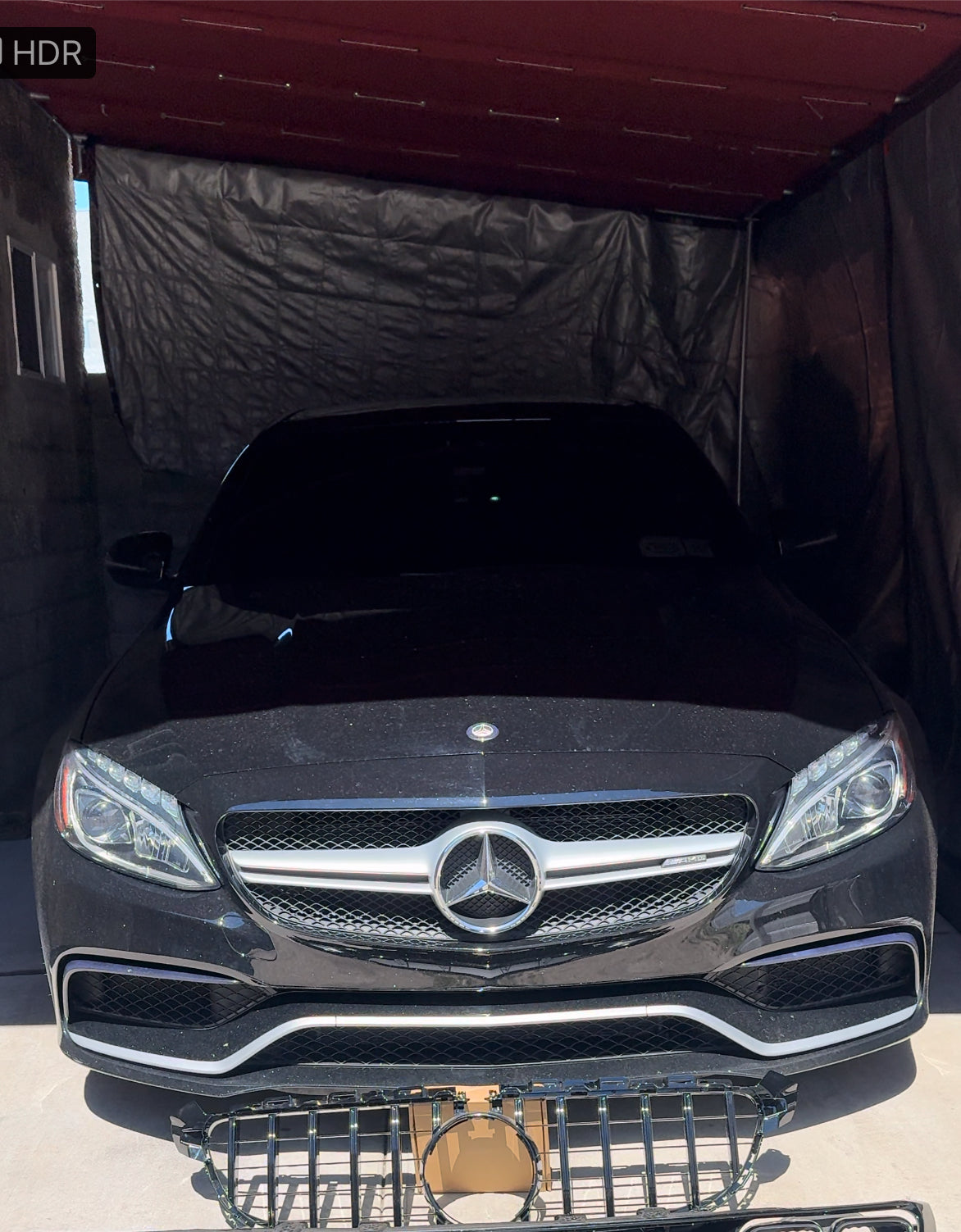 New AMG Grille ALL Black for C63 AMG 2015-2018