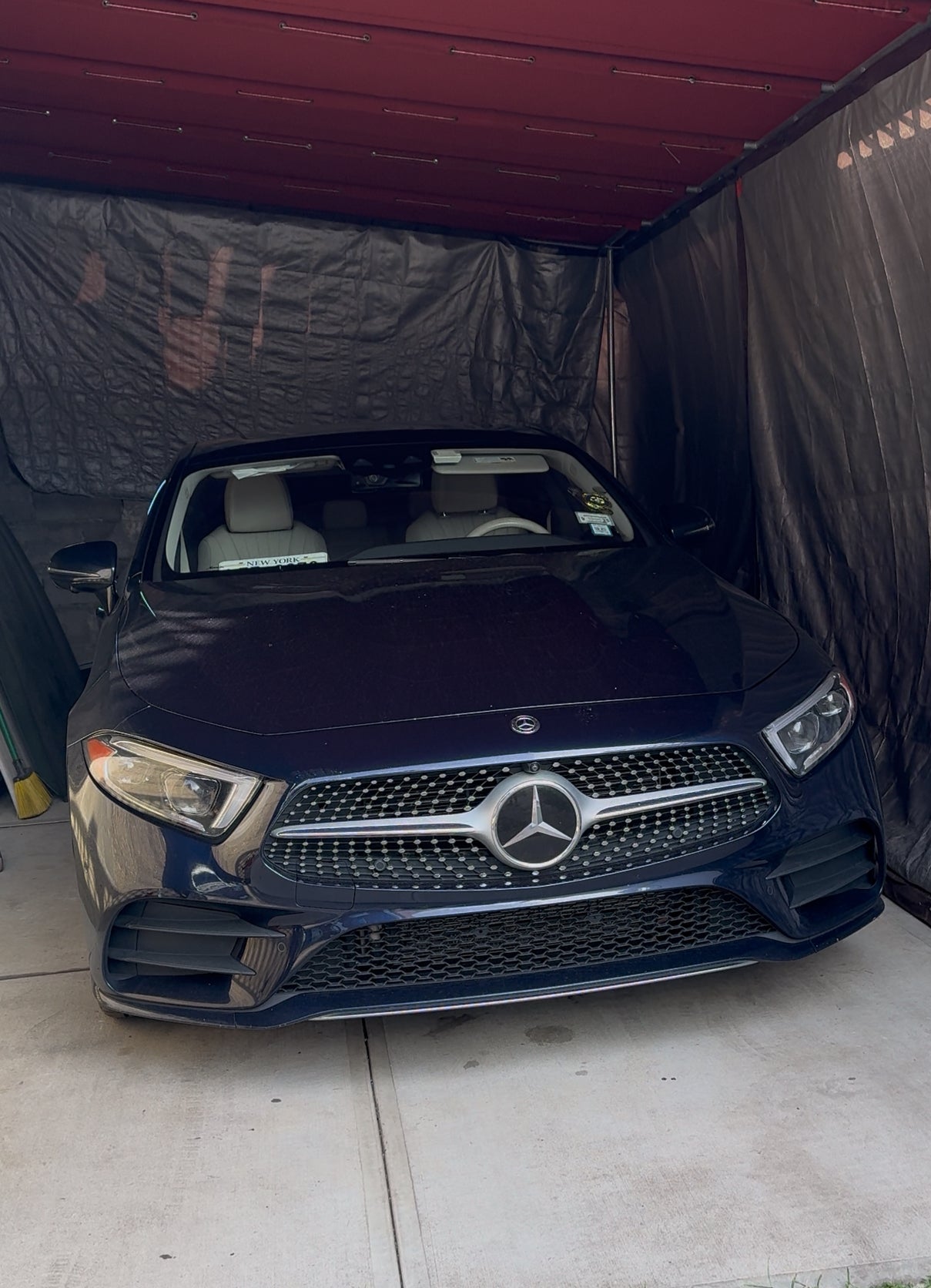 AMG Front Grille ALL Black for CLS 2019-2023