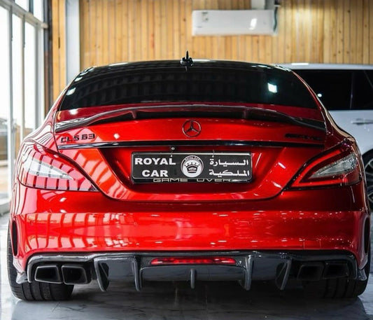 New Rear Diffuser Real Carbon Fiber for CLS 2011-2018