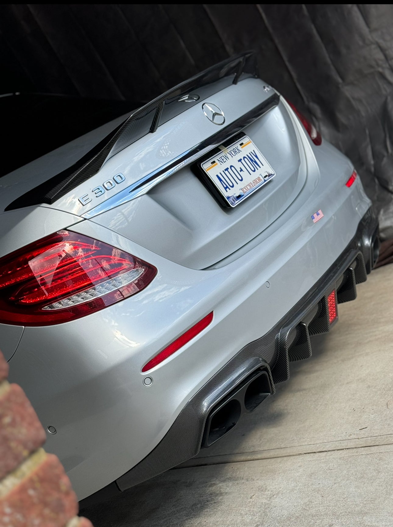 New Rear Diffuser E63 Brabus Light up