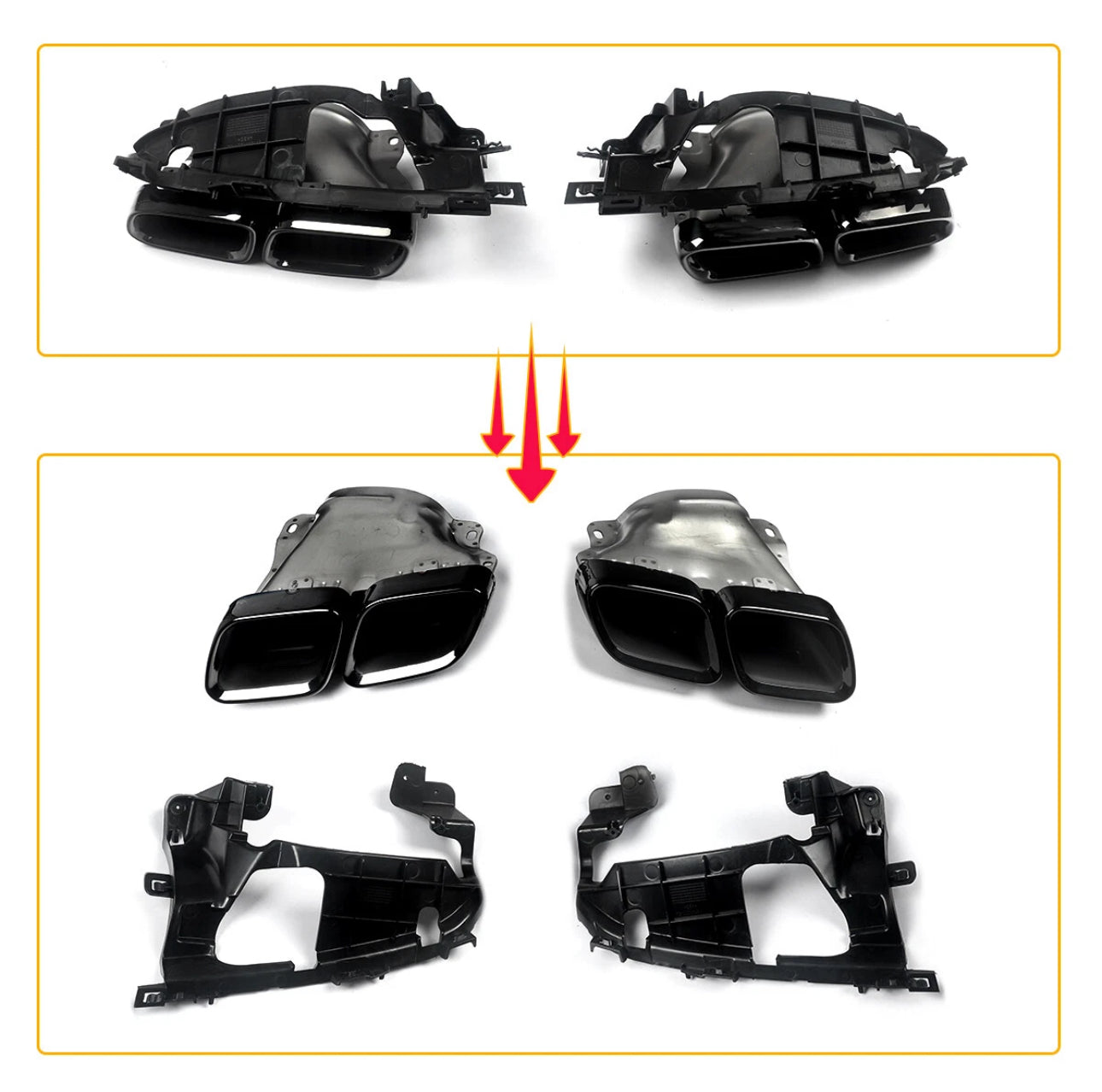 Rear Diffuser for 2020-2025 Mercedes GLS63 AMG