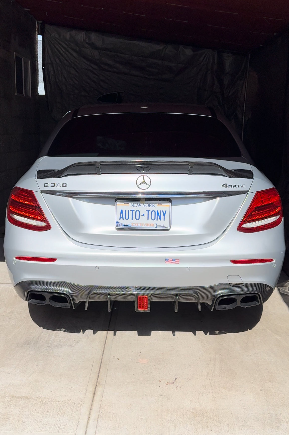 New Rear Diffuser E63 Brabus Light up