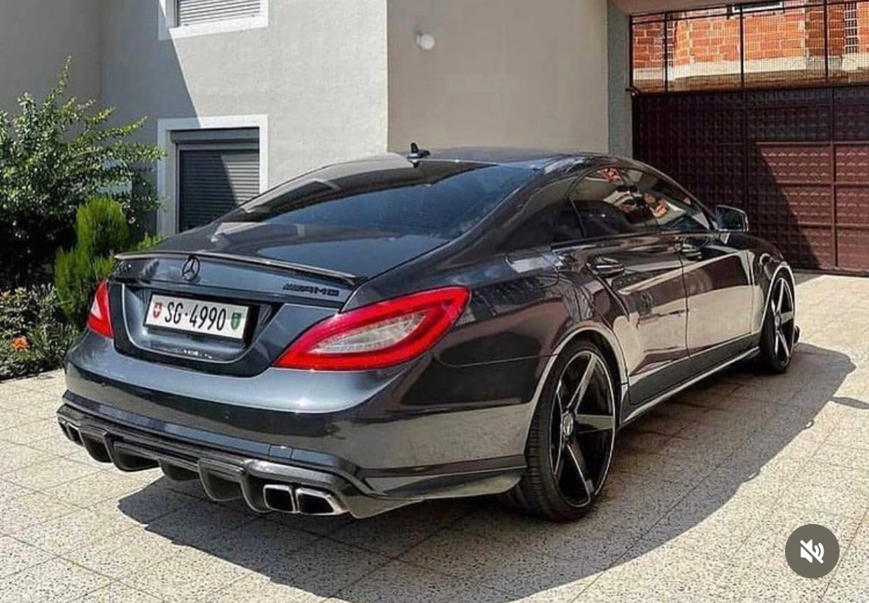 New Rear Diffuser Real Carbon Fiber for CLS 2011-2018