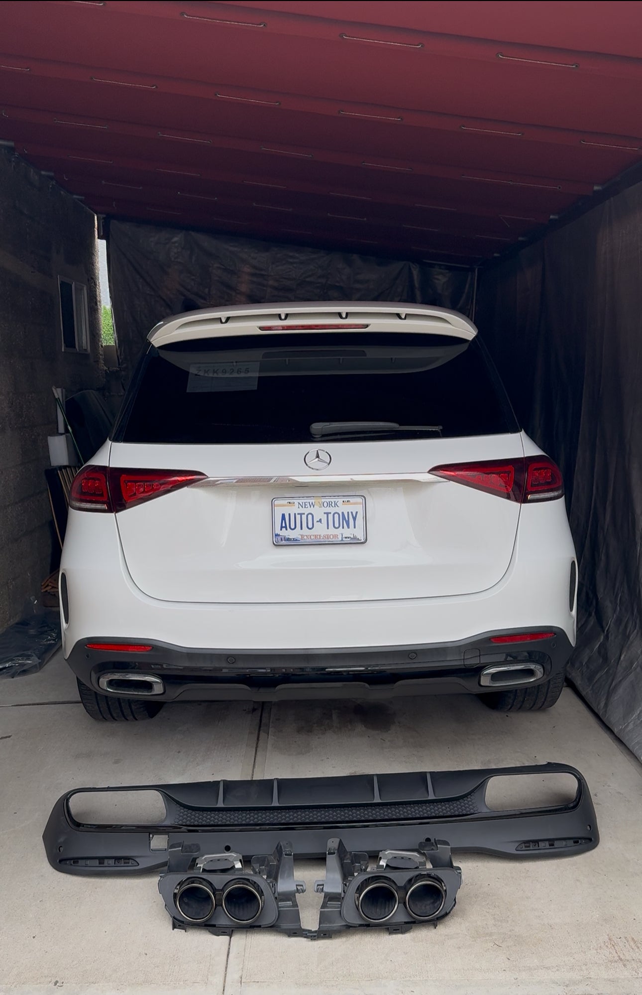 Rear Diffuser Mercedes GLE-53 AMG 2020-2024