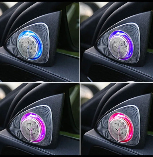 Ambient Light 64 Colors | 3D Speaker LED Tweeter | For Mercedes Benz E Class | 2016-2020