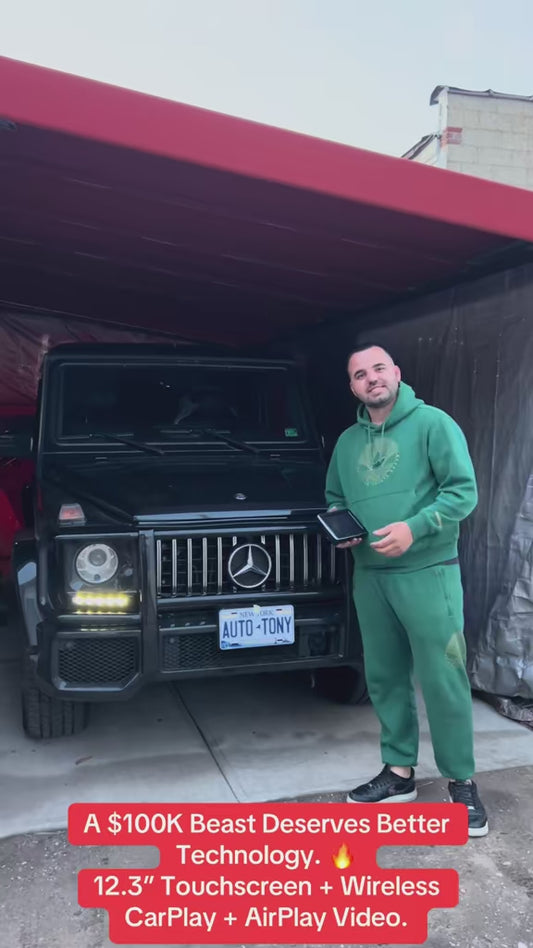 G-wagon 2012-2018 New Touchscreen 12.3inch with Wireless CarPlay and AirPlay video