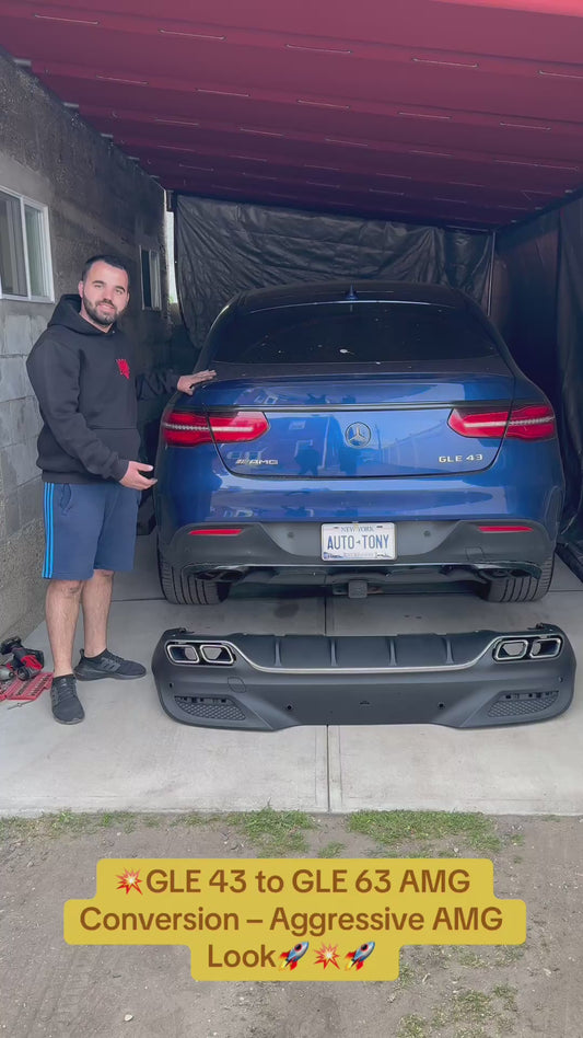 New Diffuser GLE-63 AMG Coupe 2016-2019