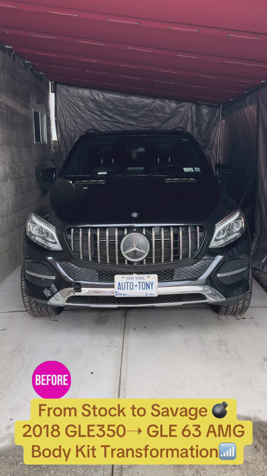 Fully Body W166 GLE-63 Front & Back